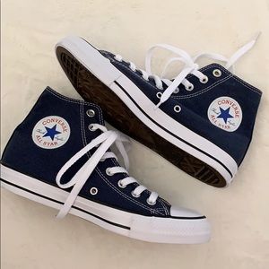 NEW Navy High Top Converse
